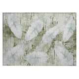 Addison Chantille ACN2172 Floral Machine Made Transitional Aloe Rug