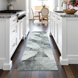 Addison Chantille ACN2172 Floral Machine Made Transitional Teal Rug