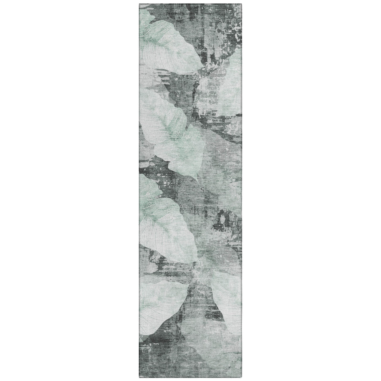Addison Chantille ACN2172 Floral Machine Made Transitional Teal Rug