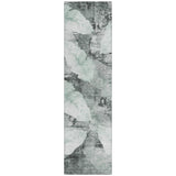Addison Chantille ACN2172 Floral Machine Made Transitional Teal Rug