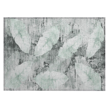 Addison Chantille ACN2172 Floral Machine Made Transitional Teal Rug
