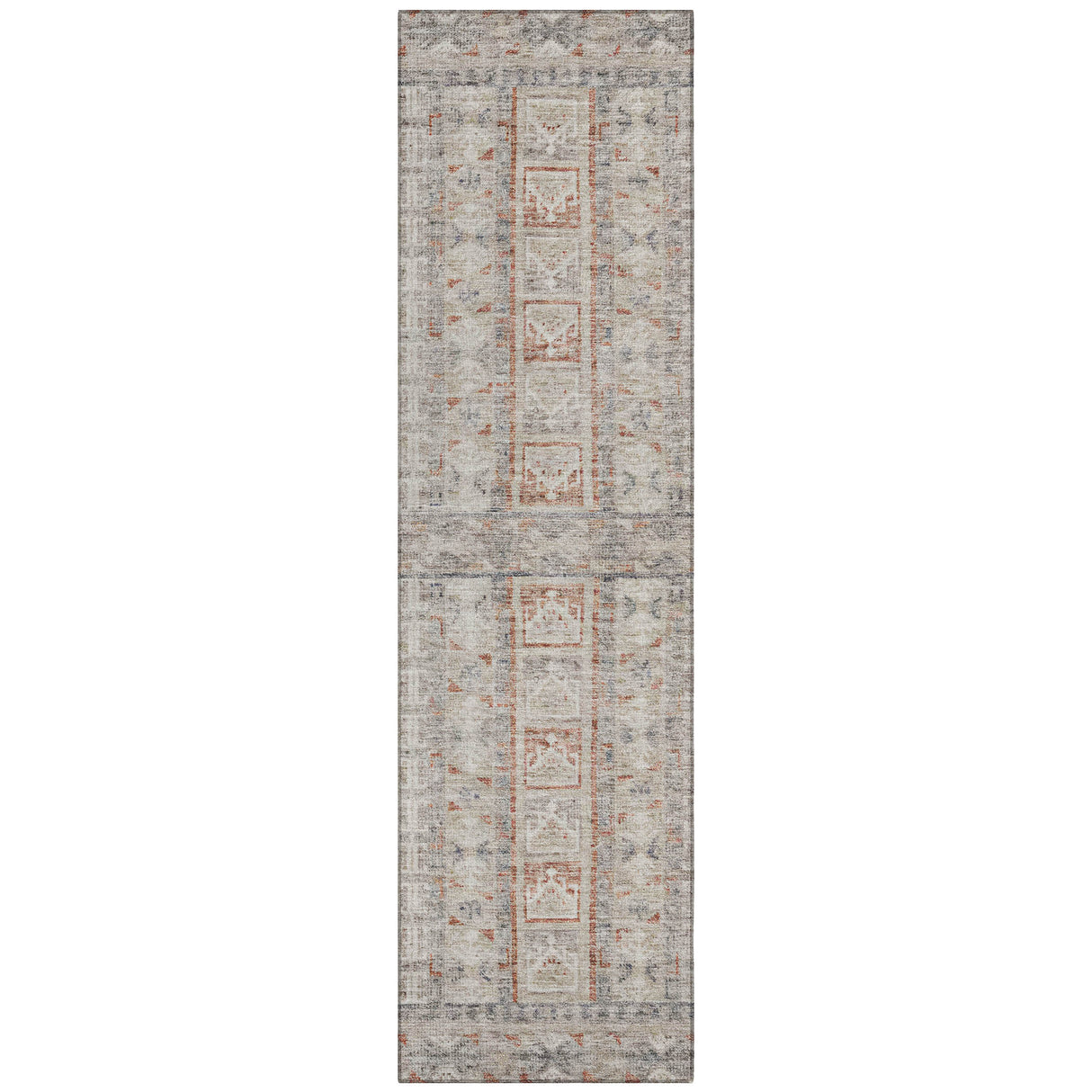 Addison Chantille ACN2173 Stripes Machine Made Transitional Beige Rug