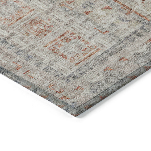 Addison Chantille ACN2173 Stripes Machine Made Transitional Beige Rug