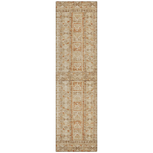 Addison Chantille ACN2173 Stripes Machine Made Transitional Paprika Rug