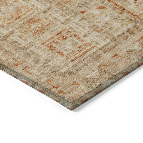 Addison Chantille ACN2173 Stripes Machine Made Transitional Paprika Rug