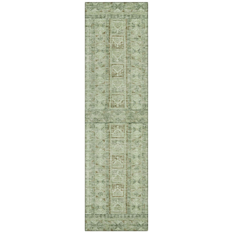 Addison Chantille ACN2173 Stripes Machine Made Transitional Sage Rug