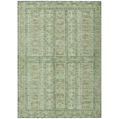 Addison Chantille ACN2173 Stripes Machine Made Transitional Sage Rug