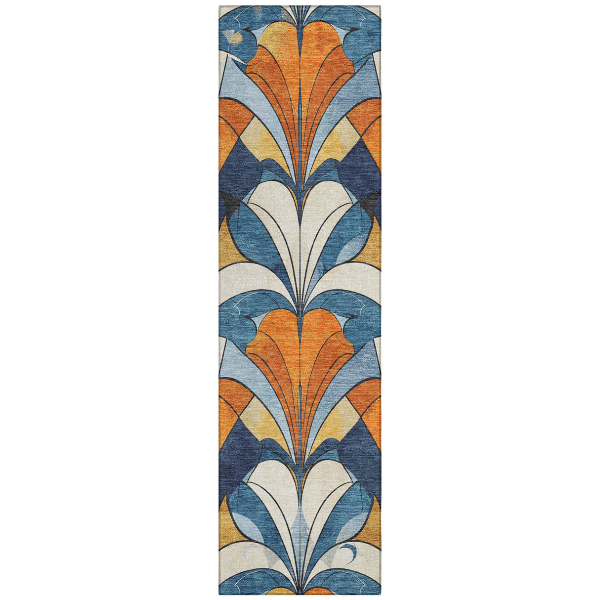 Addison Chantille ACN2174 Modern Machine Made Transitional Blue Rug