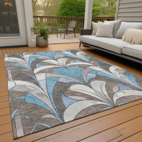 Addison Chantille ACN2174 Modern Machine Made Transitional Brown Rug
