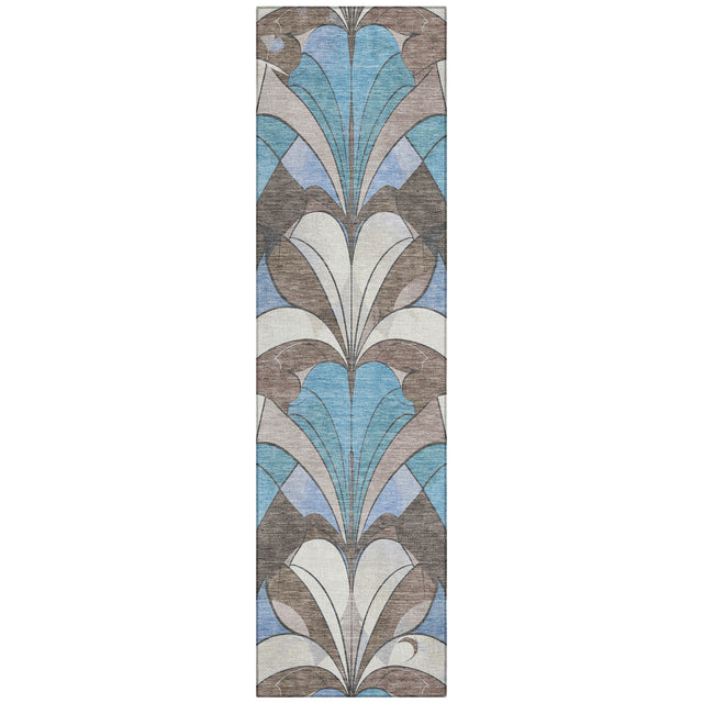 Addison Chantille ACN2174 Modern Machine Made Transitional Brown Rug