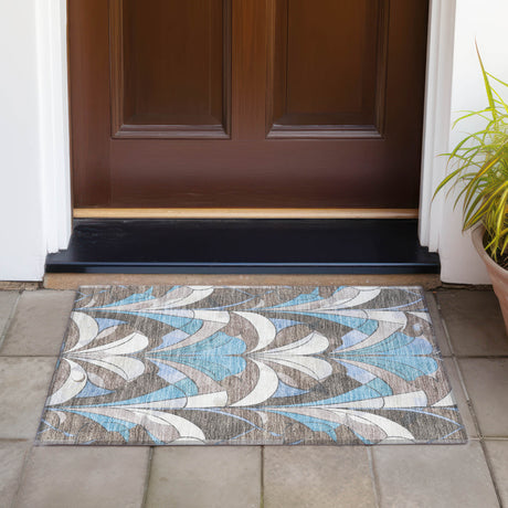 Addison Chantille ACN2174 Modern Machine Made Transitional Brown Rug