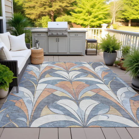 Addison Chantille ACN2174 Modern Machine Made Transitional Denim Rug