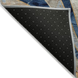 Addison Chantille ACN2177 Geometric Machine Made Transitional Navy Rug