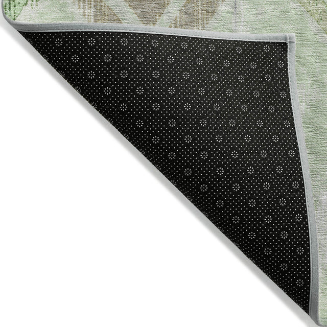 Addison Chantille ACN2180 Geometric Machine Made Transitional Aloe Rug