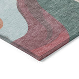 Addison Chantille ACN2186 Swirls Machine Made Transitional Coral Rug