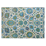 Addison Chantille ACN2187 Global Machine Made Traditional Aqua Rug