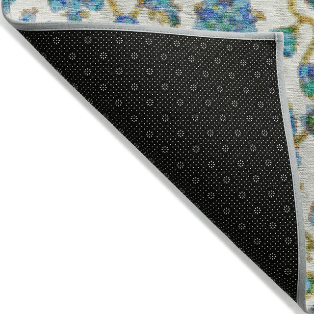 Addison Chantille ACN2187 Global Machine Made Traditional Aqua Rug