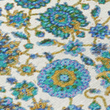 Addison Chantille ACN2187 Global Machine Made Traditional Aqua Rug