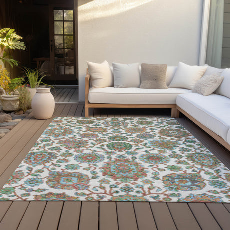Addison Chantille ACN2187 Global Machine Made Traditional Coral Rug