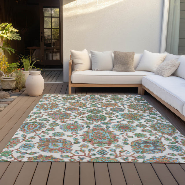 Addison Chantille ACN2187 Global Machine Made Traditional Coral Rug