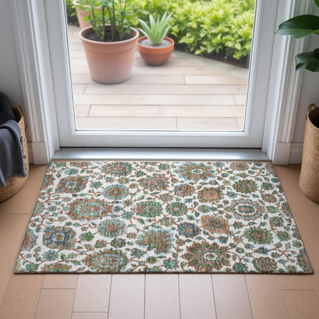 Addison Chantille ACN2187 Global Machine Made Traditional Coral Rug