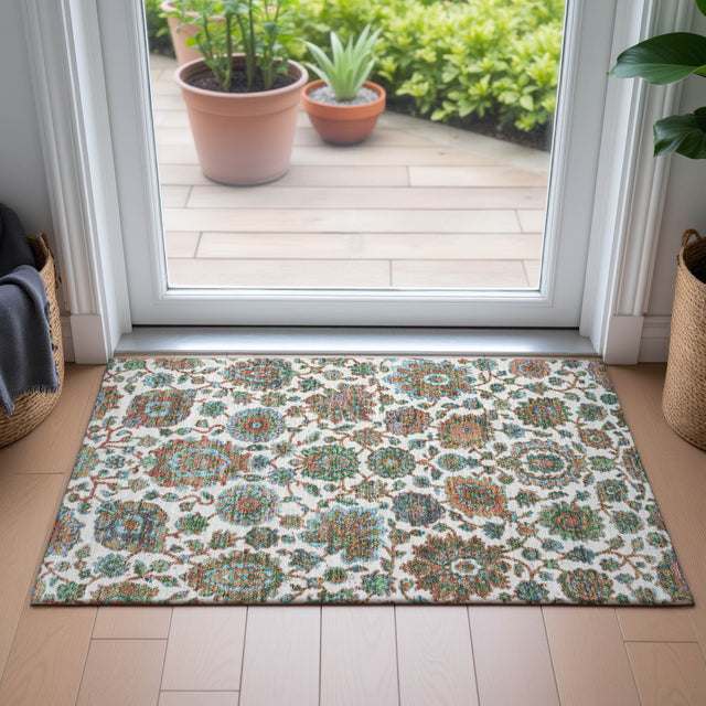 Addison Chantille ACN2187 Global Machine Made Traditional Coral Rug