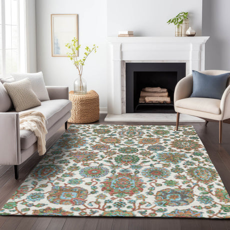 Addison Chantille ACN2187 Global Machine Made Traditional Coral Rug