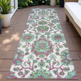 Addison Chantille ACN2187 Global Machine Made Traditional Mint Rug