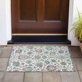 Addison Chantille ACN2187 Global Machine Made Traditional Mint Rug