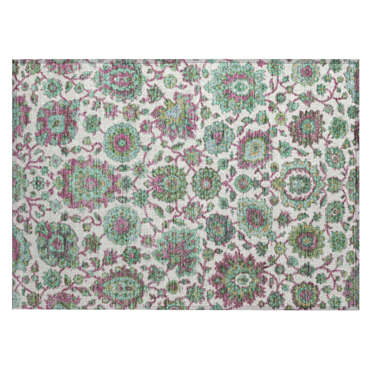 Addison Chantille ACN2187 Global Machine Made Traditional Mint Rug