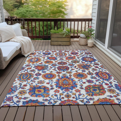 Addison Chantille ACN2187 Global Machine Made Traditional Red Rug