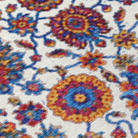 Addison Chantille ACN2187 Global Machine Made Traditional Red Rug