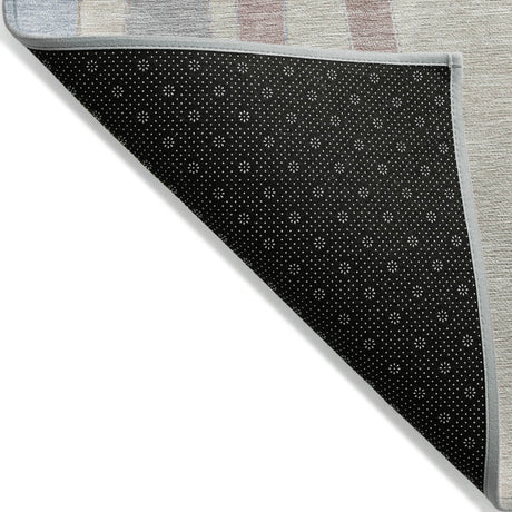 Addison Chantille ACN2188 Stripes Machine Made Transitional Beige Rug