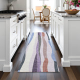 Addison Chantille ACN2188 Stripes Machine Made Transitional Lavender Rug