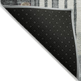 Addison Chantille ACN2189 Geometric Machine Made Transitional Black Rug