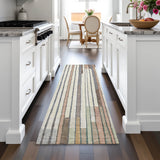 Addison Chantille ACN2189 Geometric Machine Made Transitional Brown Rug
