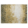 Addison Chantille ACN2190 Geometric Machine Made Transitional Gold Rug