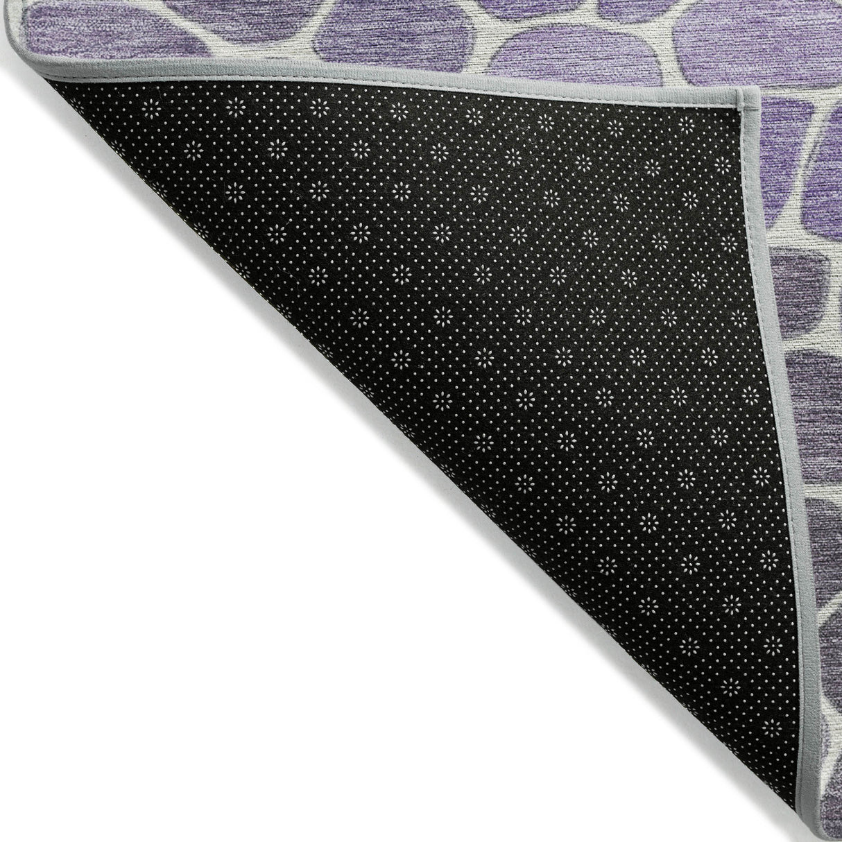Addison Chantille ACN2190 Geometric Machine Made Transitional Purple Rug