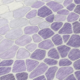 Addison Chantille ACN2190 Geometric Machine Made Transitional Purple Rug