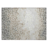 Addison Chantille ACN2190 Geometric Machine Made Transitional Taupe Rug