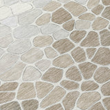 Addison Chantille ACN2190 Geometric Machine Made Transitional Taupe Rug