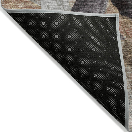 Addison Chantille ACN2191 Abstract Machine Made Transitional Taupe Rug