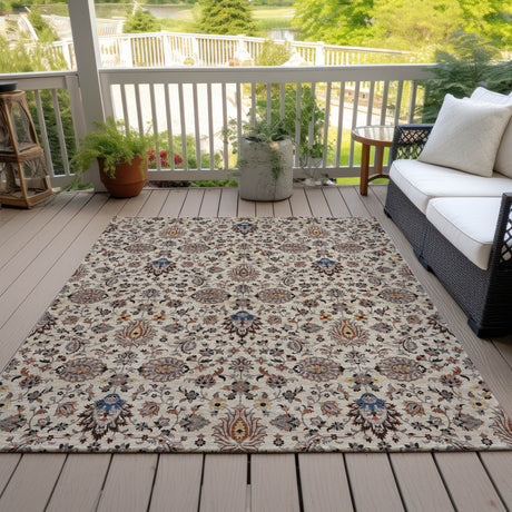 Addison Chantille ACN2192 Global Machine Made Traditional Beige Rug