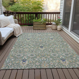 Addison Chantille ACN2192 Global Machine Made Traditional Green Rug