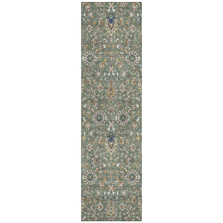 Addison Chantille ACN2192 Global Machine Made Traditional Green Rug