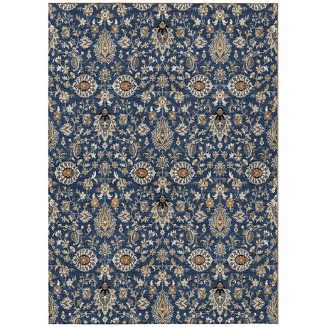 Addison Chantille ACN2192 Global Machine Made Traditional Navy Rug