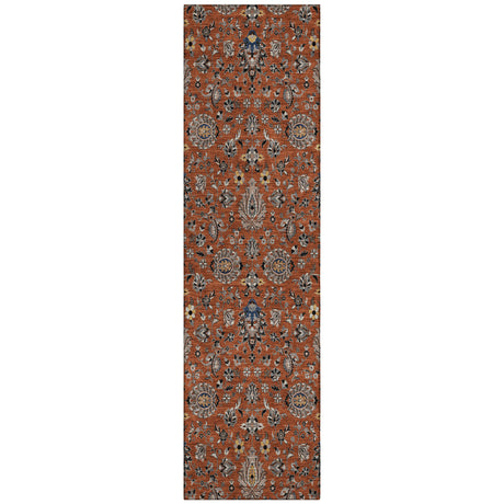 Addison Chantille ACN2192 Global Machine Made Traditional Paprika Rug