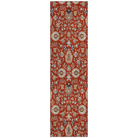 Addison Chantille ACN2192 Global Machine Made Traditional Red Rug