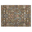 Addison Chantille ACN2193 Floral Machine Made Transitional Chocolate Rug