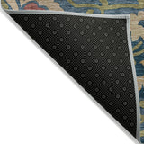 Addison Chantille ACN2193 Floral Machine Made Transitional Navy Rug